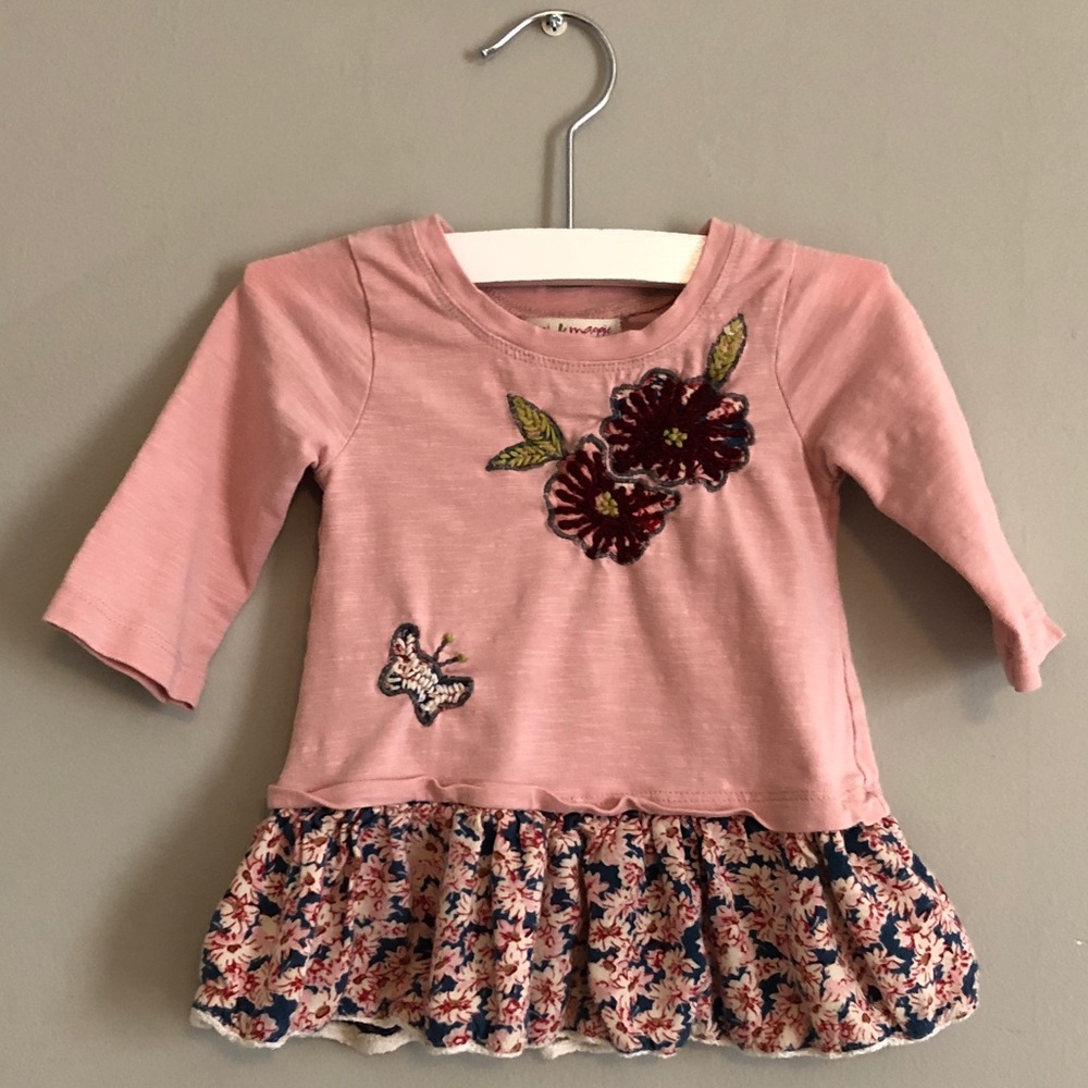 Mimi and Maggie flower dress 3-6 months